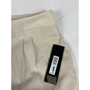 Donna Karan New‎ York Beige Wide Leg Palazzo Pants Women's Size 16 Pleated